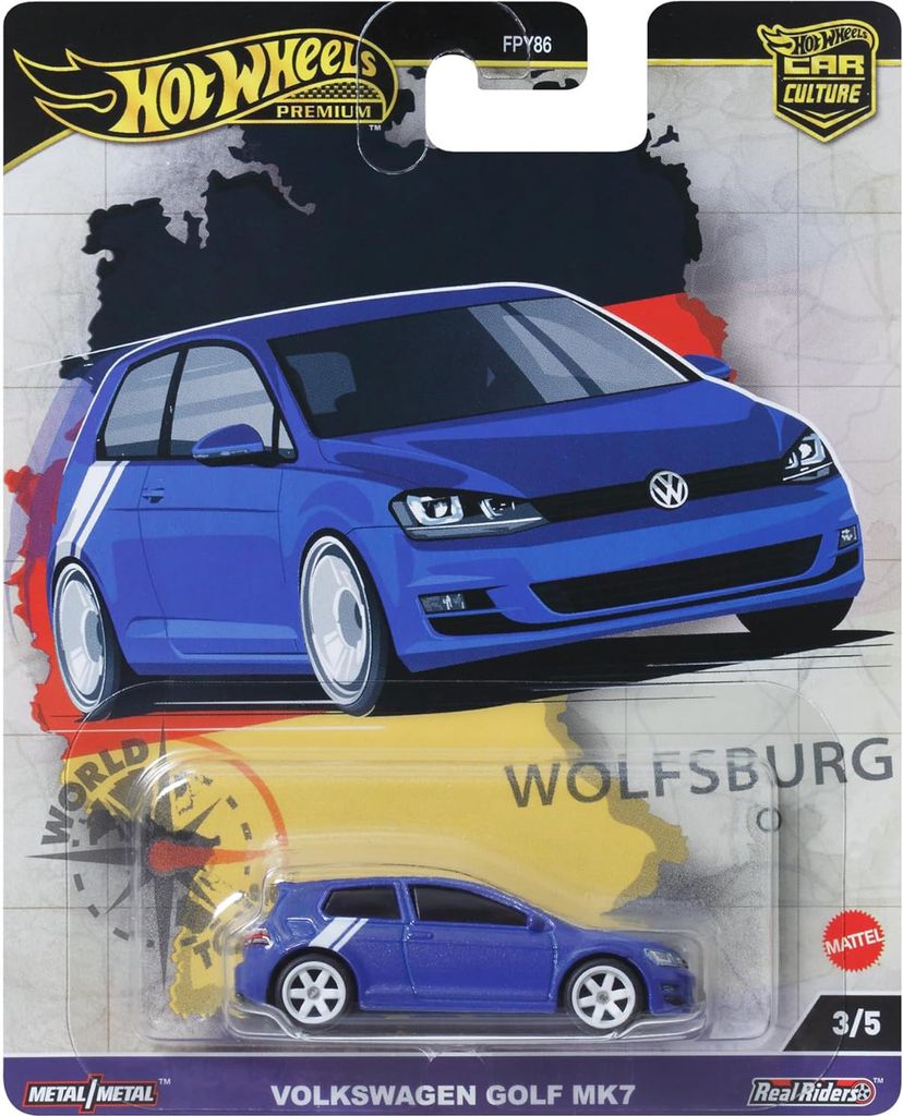 VW Golf MK7 HRV79 | Hot Wheels Auto Cultura Circuito Immagine del prodotto 