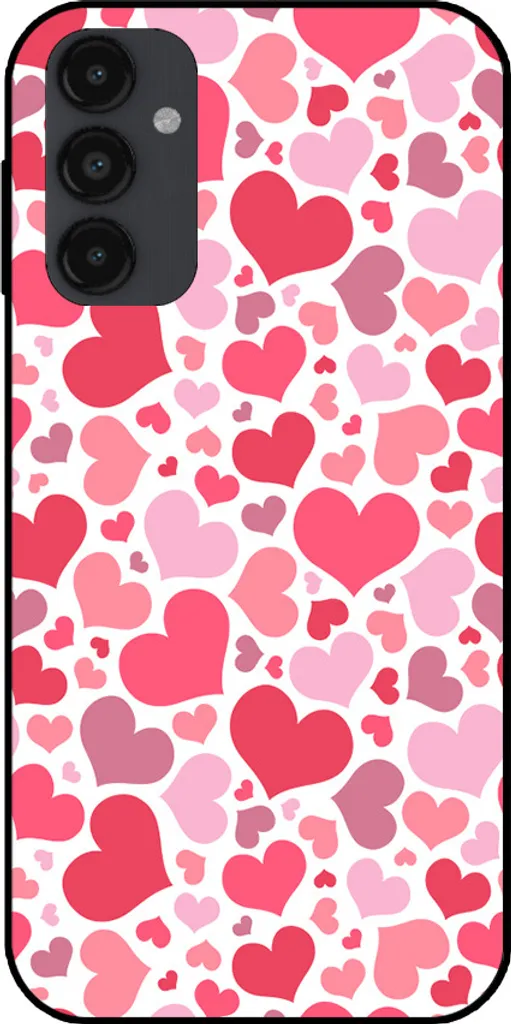 Custodia Samsung Galaxy A14 con Cuori: Cover TPU Morbida Smartphonica