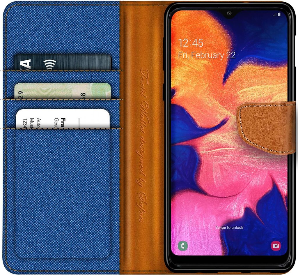 Handy Hülle Samsung Galaxy A10 Wallet Flip Case