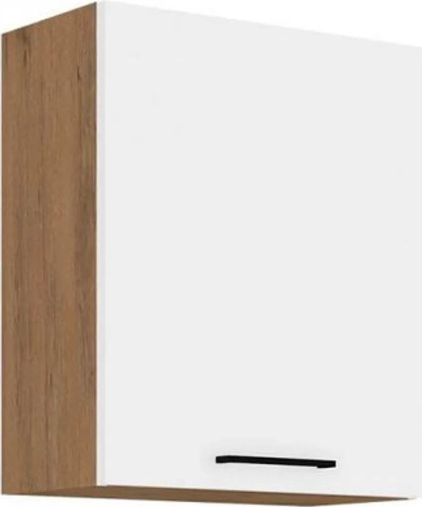 Mobile Pensile Cucina 60 cm ZHILAN Rovere Lancelot Bianco Lucido