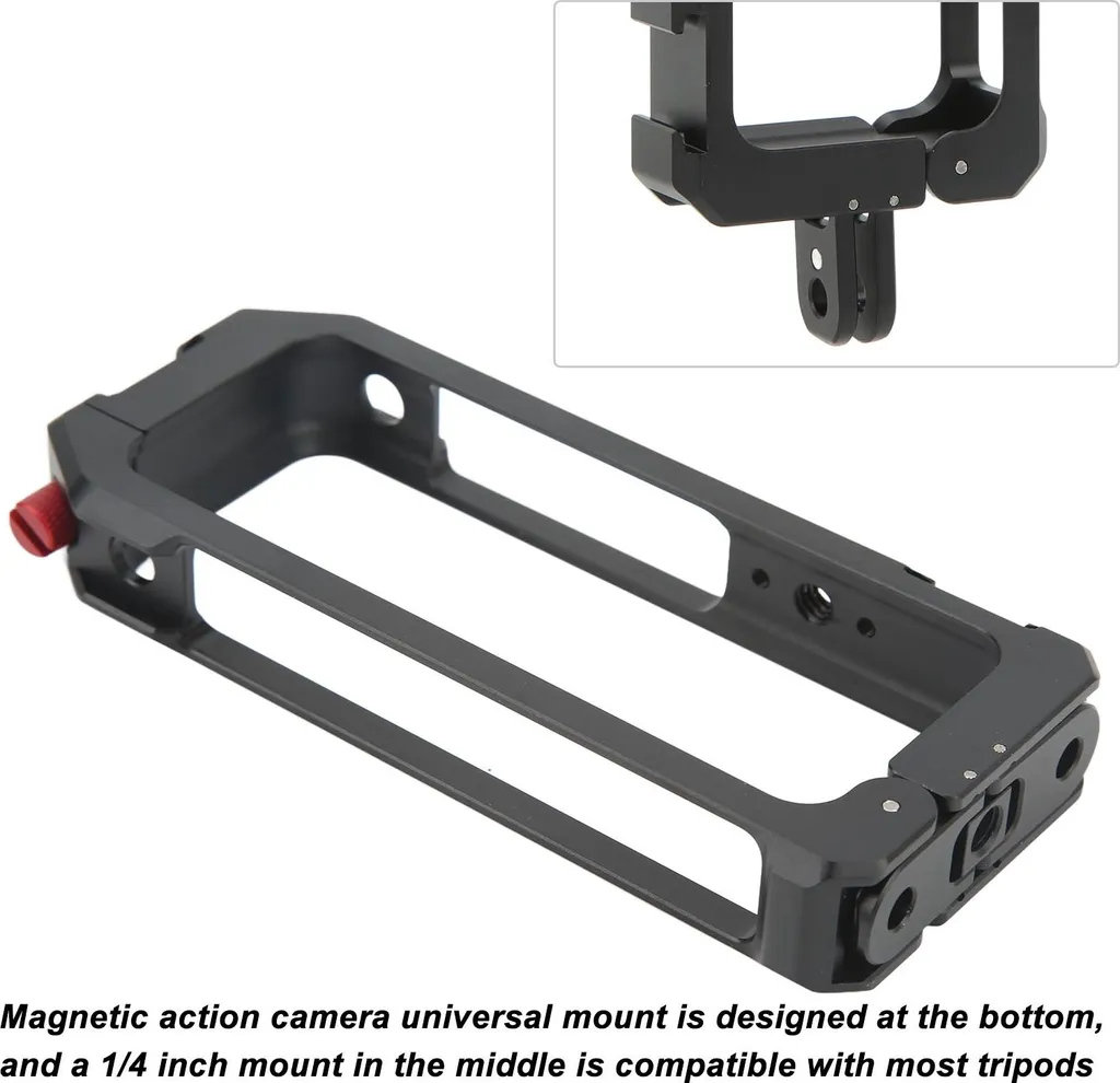 Support de Fixation pour Vlogging Caméra X2 - Cage Métal Multimédia - 5
