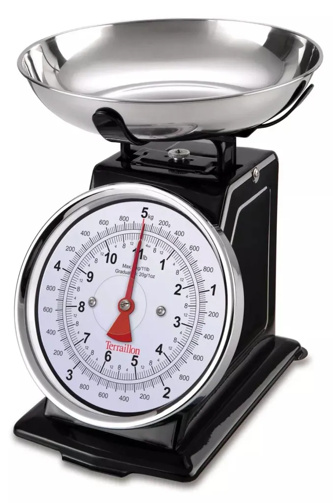 Balance de cuisine numérique Terraillon bol acier pour pâtisserie 5kg