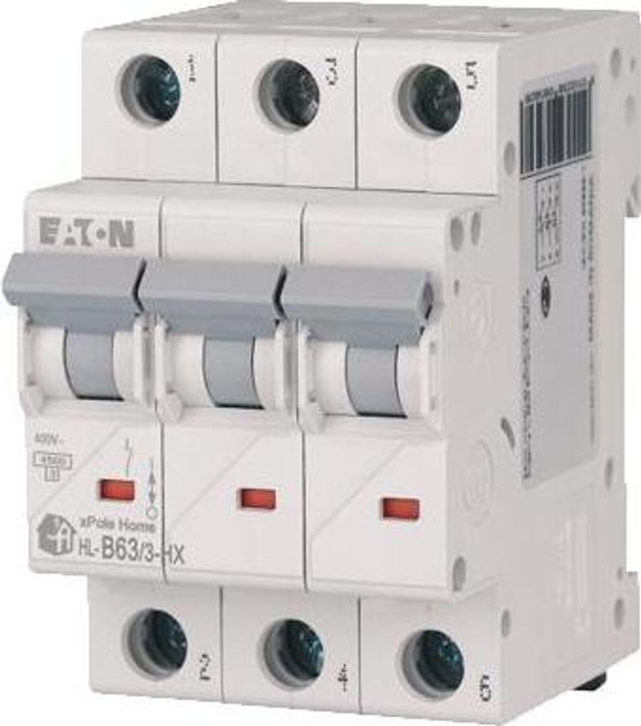 HN-B63/3 Leitungsschutzschalter 6kA B63A 3P 194887 EATON