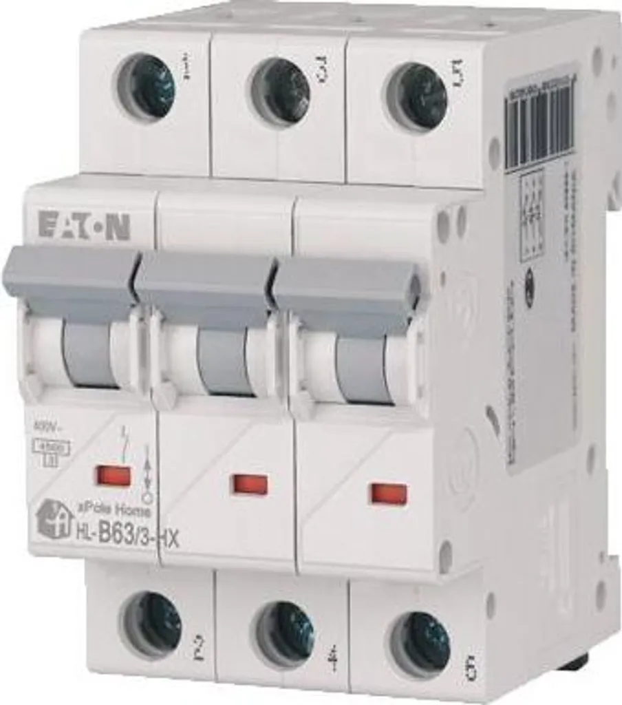 Disjoncteur 3P 63A HN-B63/3 6kA : Évitez les Surcharges Réseau