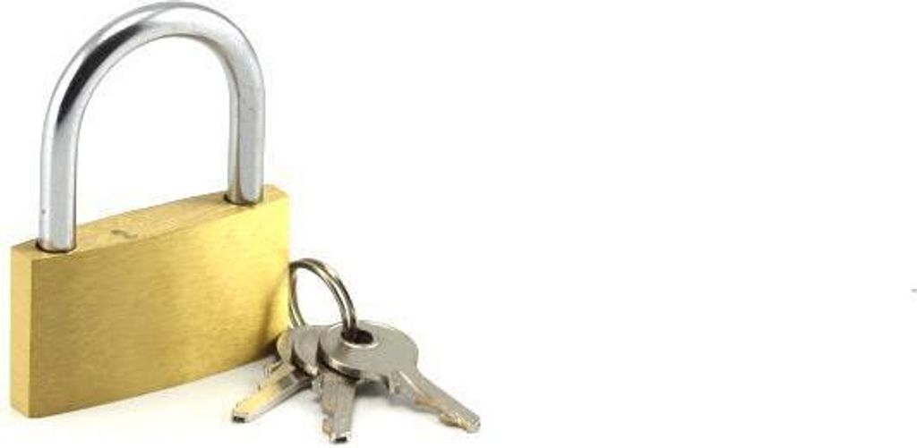 Quality Product Vorhängeschloss 40 mm mit 3 Schlüssel