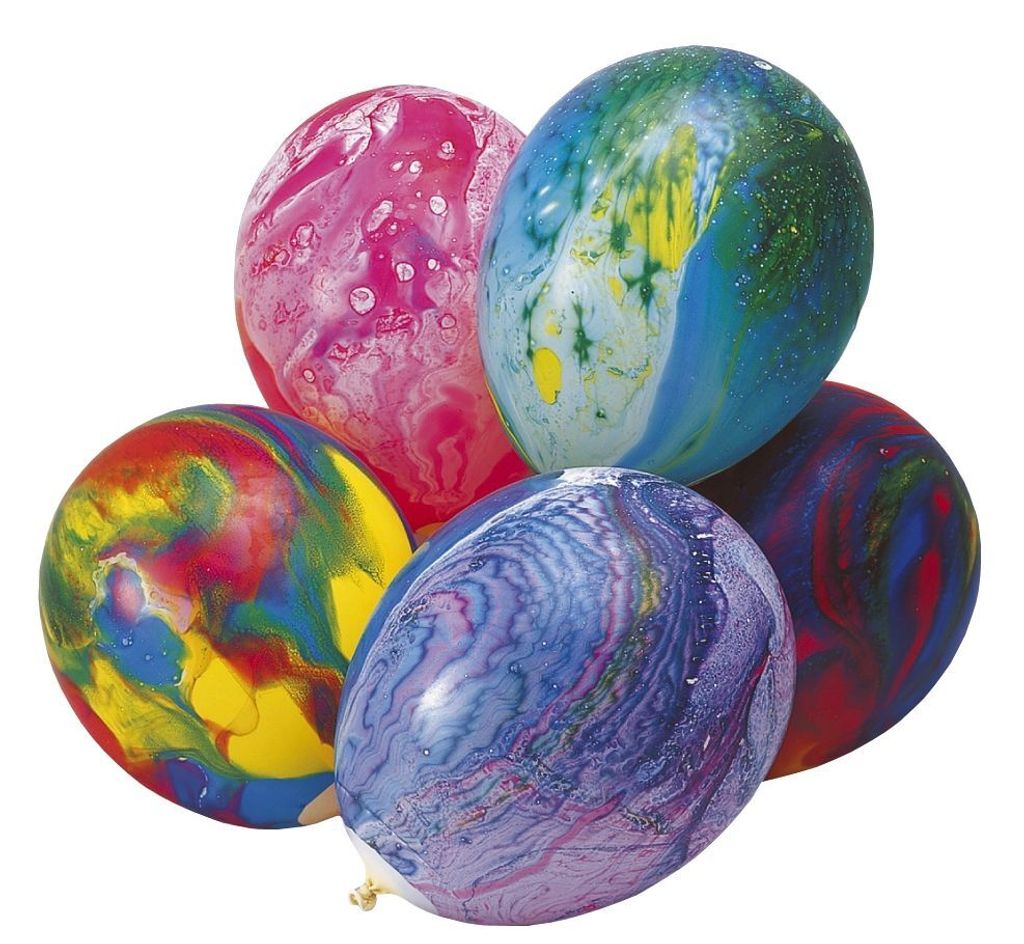 amscan 6483 Balon wielokolorowy - okrągły, asortyment, 8 Zdjęcie produktu 
