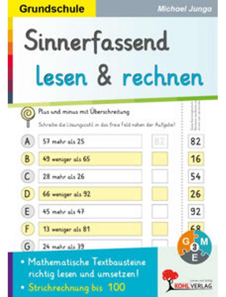 Sinnerfassend lesen und rechnen / Addition und Subtraktion bis 100