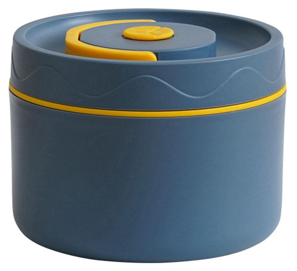 Isoliertes Lunchbox-Set mit 2/3/4 Ebenen, separaten, stapelbaren Thermobehältern, mikrowellengeeignet, Bento-Box für Arbeit und Reisen