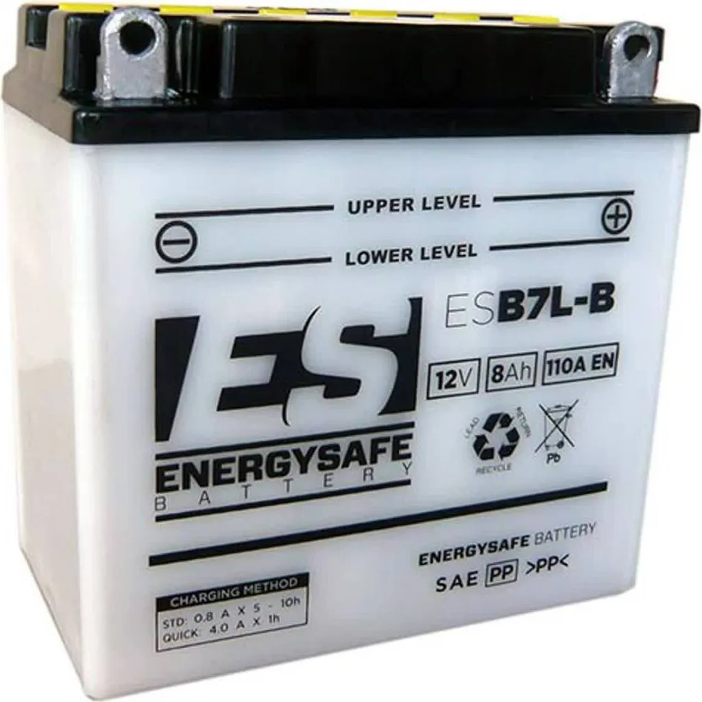 Batteria Energysafe ESB7L-B 12V/8AH - Avviamento Sicuro per Moto e Scooter