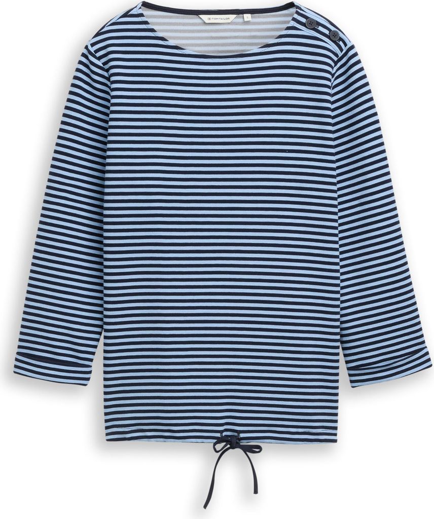 Langarmshirt mit Knopf-Details