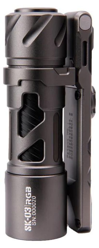 Loop Gear SK03 RGB Pro EDC Taschenlampe mit Seiten LED und Multifunktionsclip