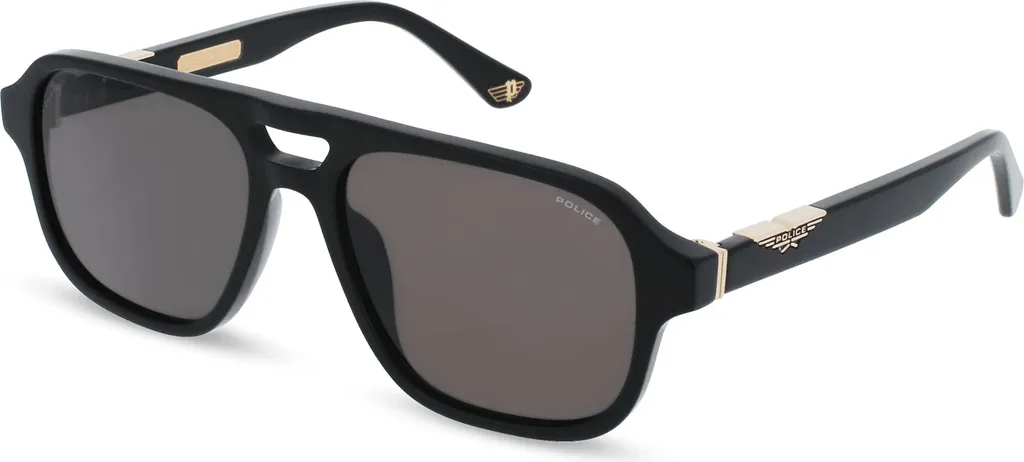 Fini l'Éblouissement avec les Lunettes Police SPLL83 Polarisées Noir