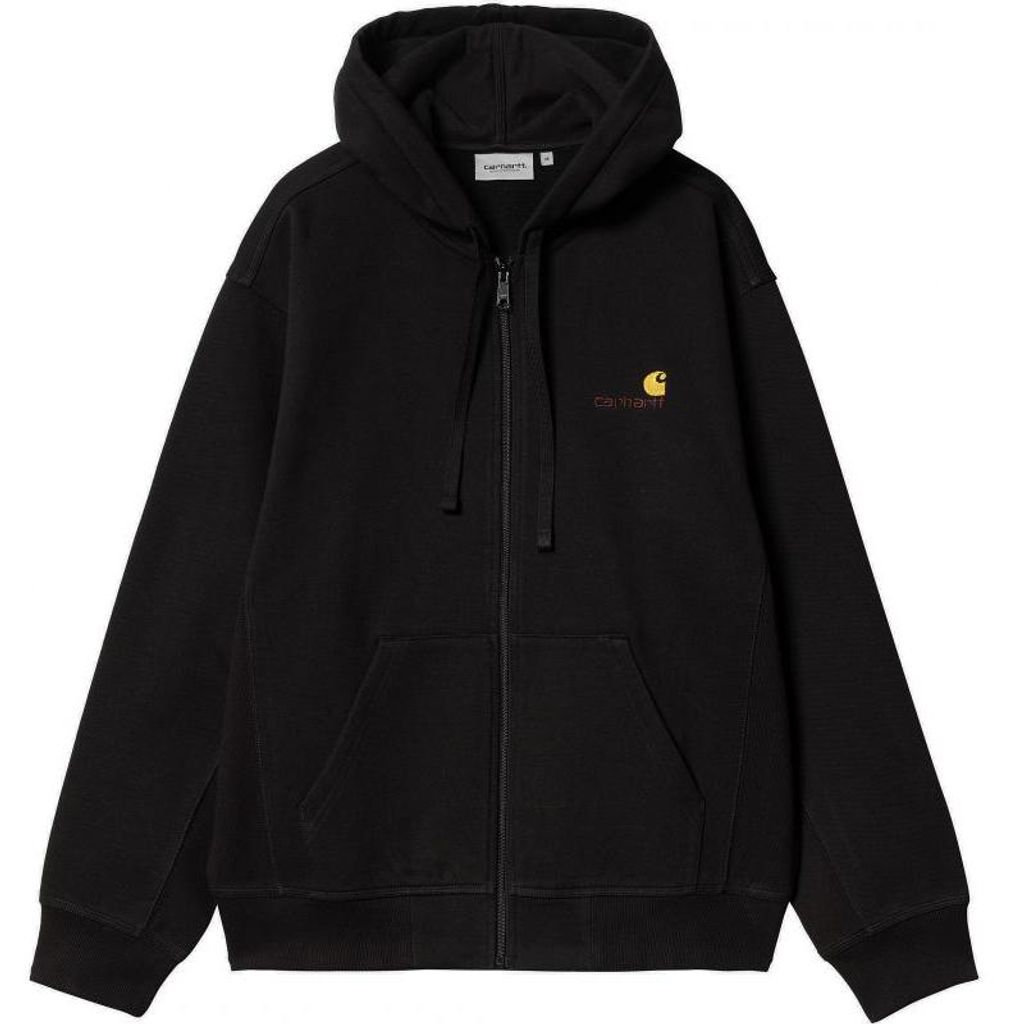 CARHARTT WIP Kapuzenpullover „American Scri“ – schwarz – S – 542731