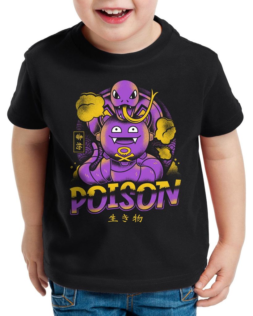 style3 Poison Monsters T-Shirt für Kinder