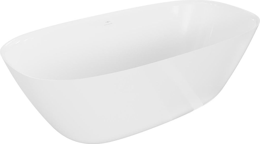 Mexen Como freistehende Wanne aus Konglomerat 170 x 82 cm, glänzend weiß - 57311708210