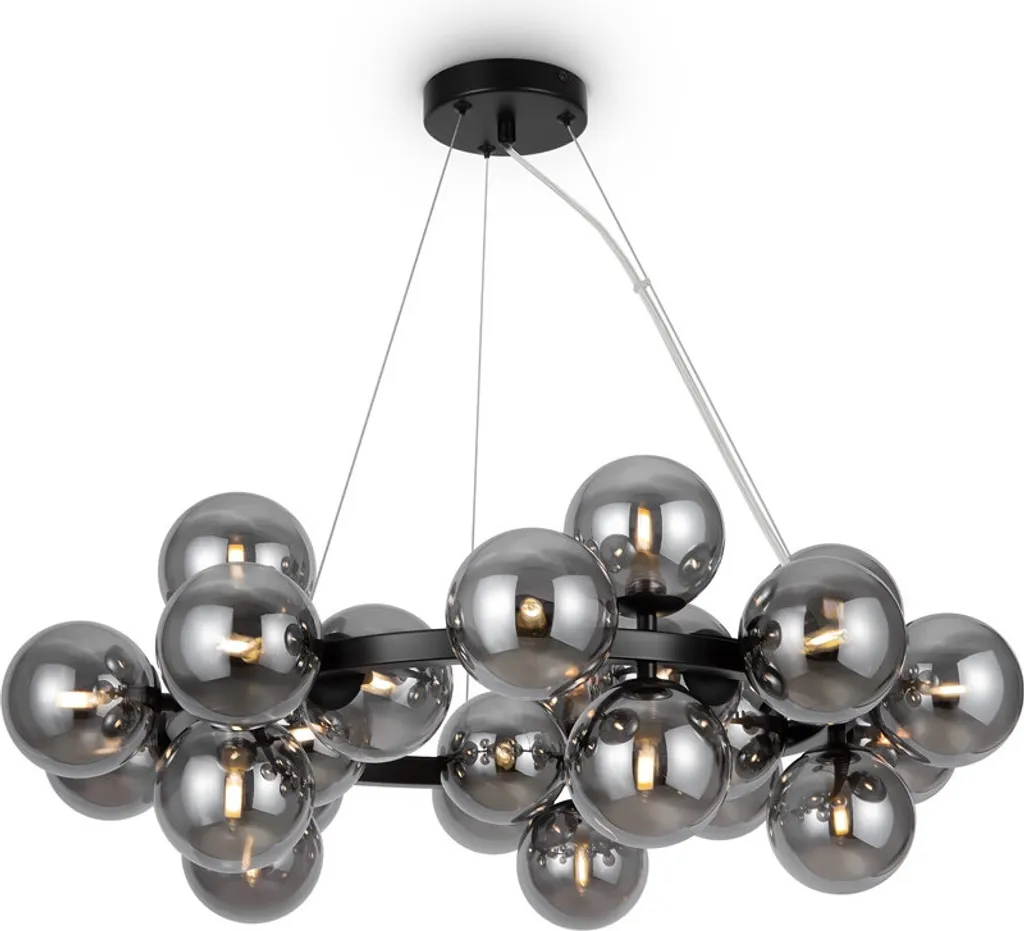 Maytoni Dallas MOD545PL-25B: Lampadario a Sospensione Moderno Nero
