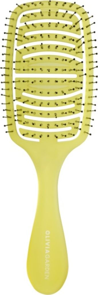 Olivia Garden Bürste Oliva Garden iDetangle Pride Medium Hair Yellow 1Stuks