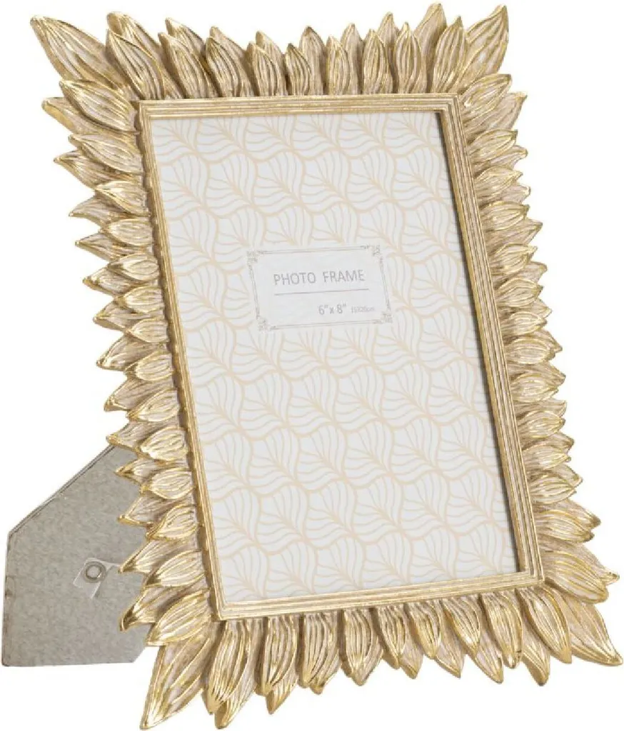 Mauro Ferretti Cornice Molas Oro 15x20 cm | Portafoto Elegante Polyresin