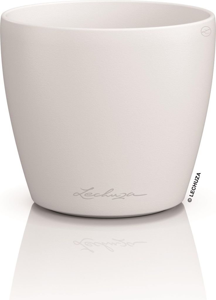Lechuza Obal Classico Color Deco, průměr 10 cm, bílá Obrázek produktu 