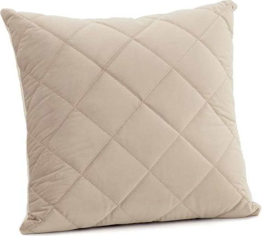 Velours-Kissen mit Steppung 45x45cm-Velluto 2