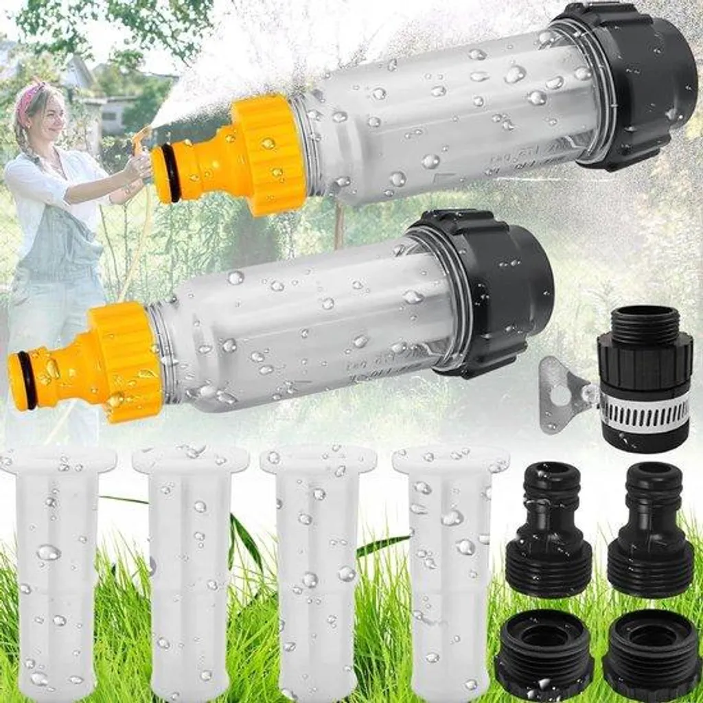 Tuyau pour nettoyeur haute pression avec filtre d'aspiration 3/4 pouce