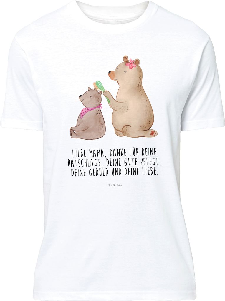 Mr. & Mrs. Panda S T-Shirt Bär Kind - Weiß - Geschenk, Bären, Mama, oberteil, mit Spruch, Mom, Muttertag, Tshirt, Design