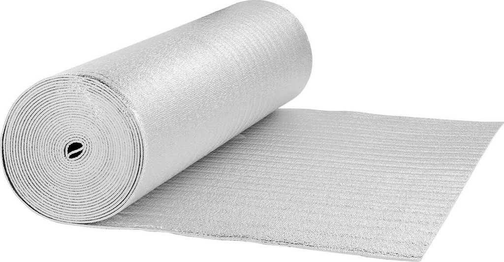 Doppelt reflektierende Isolierrolle mit Schaumkern und Strahlungsbarriere, 48 Zoll x 50 Fuß