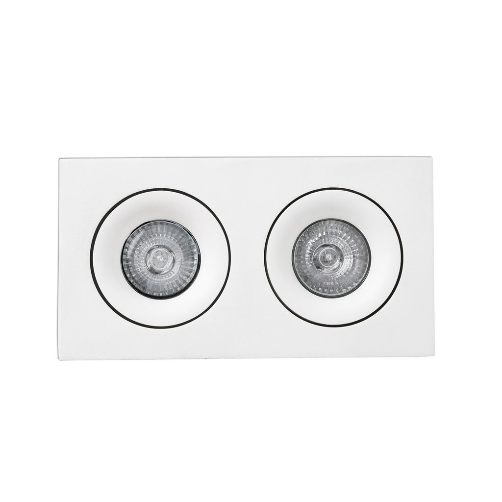 Faro 43403, 2 Glühbirne(n), GU10, IP20, Weiß Produktbild 