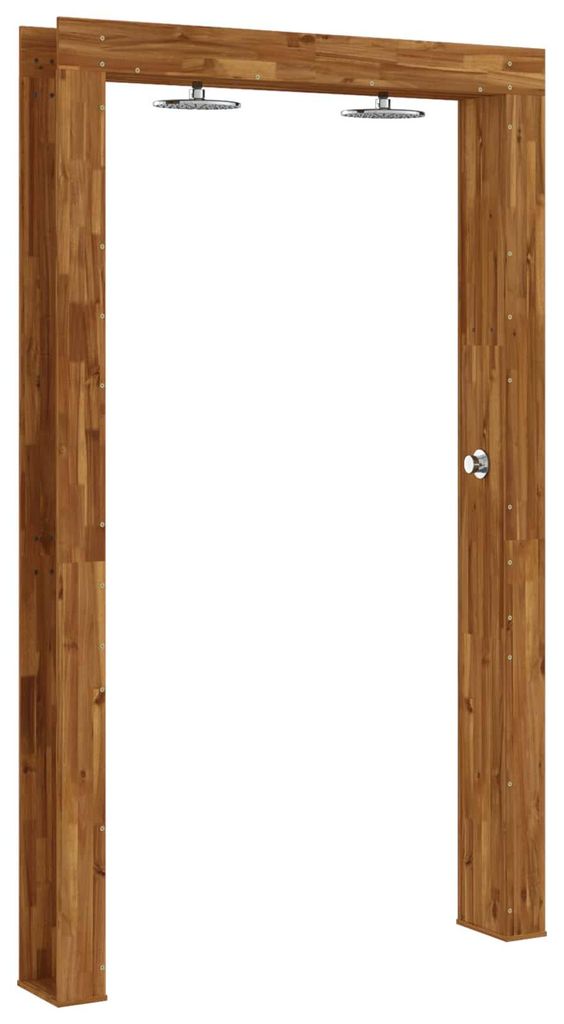 vidaXL Gartendusche 226 cm Massives Akazienholz und Produktbild 