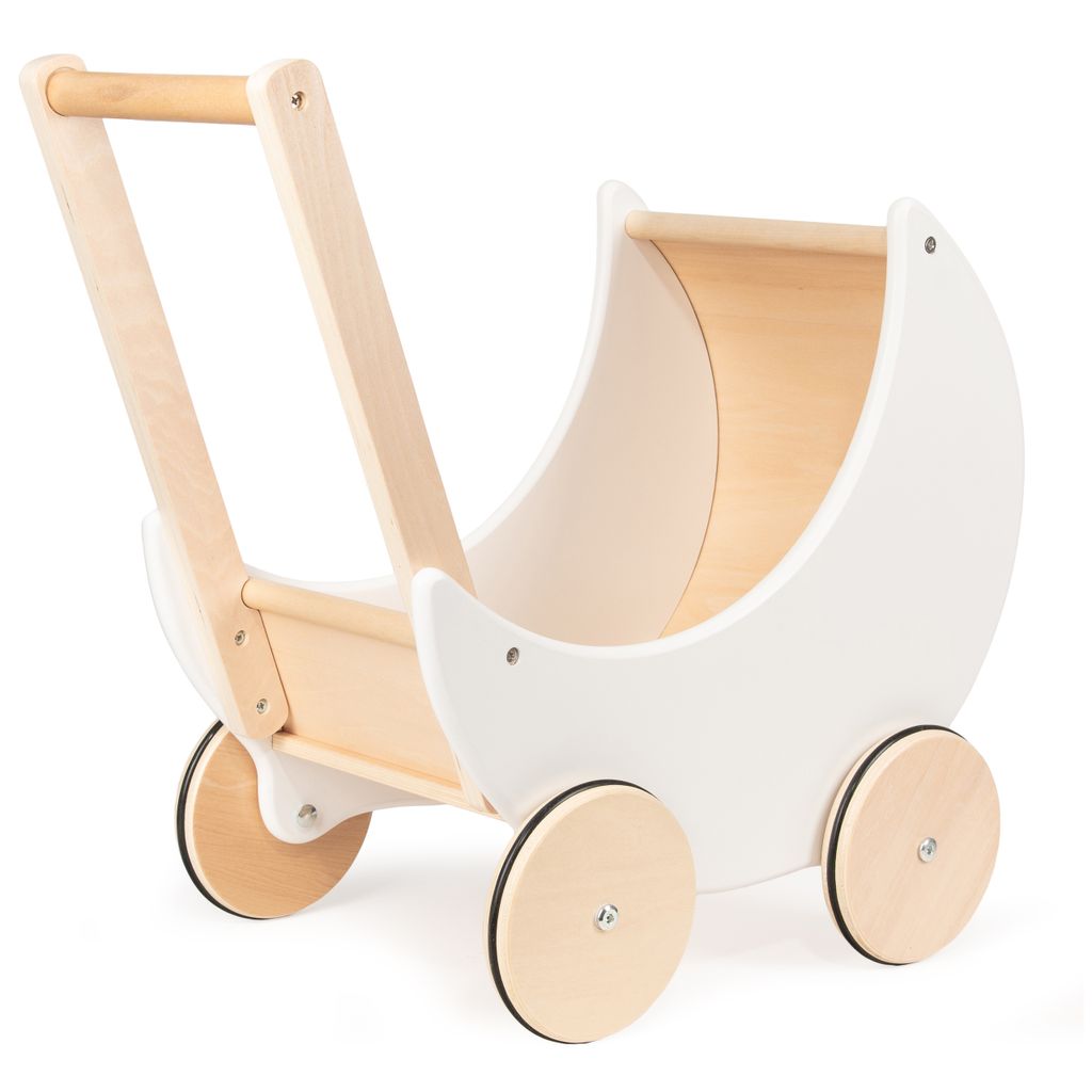 COIL Puppenwagen, Lauflernwagen, Lauflernhilfe, aus Holz, Produktbild 7