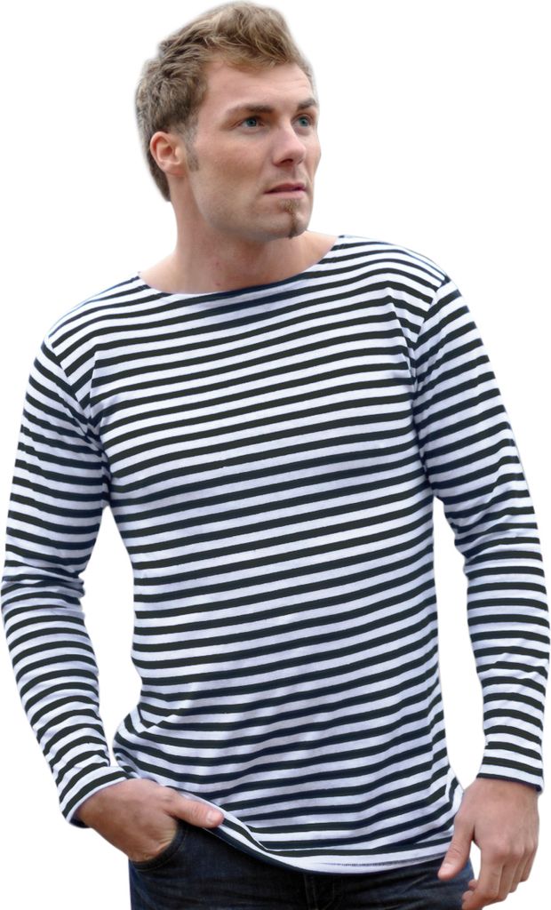 Russ. Marine Pullover Gestreift So