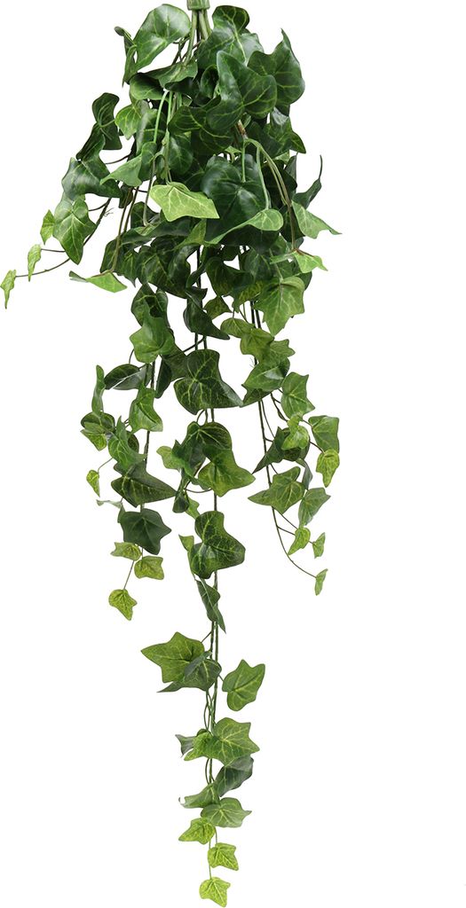 Künstlicher Efeu Hängepflanze Grün 90cm - Täuschend Echte Pflanzen Deko für Büro und Zuhause