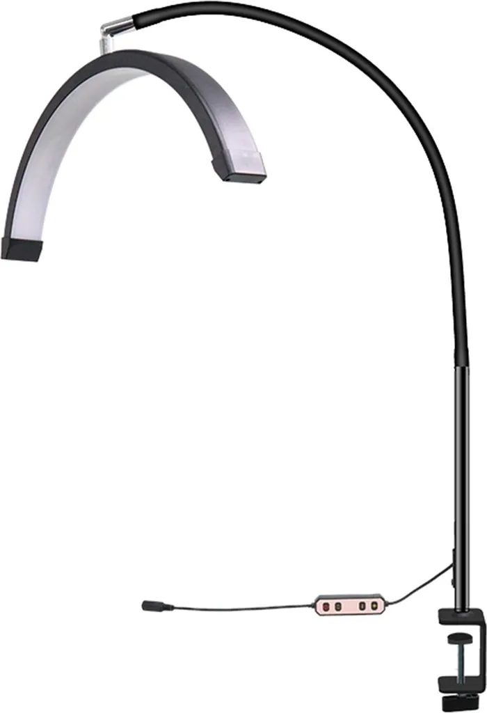 Lampe de Bureau LED Demi-Lune pour Vernis à Ongles et Soin des Cils