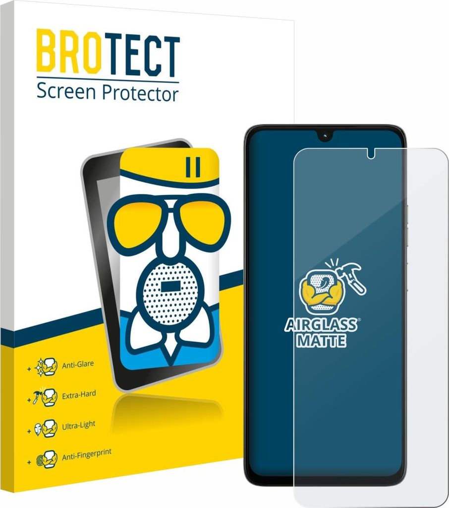 BROTECT Entspiegelungs Schutzglas für Motorola Moto G06 Schutzfolie Panzer Folie Glas Display Schutz matt