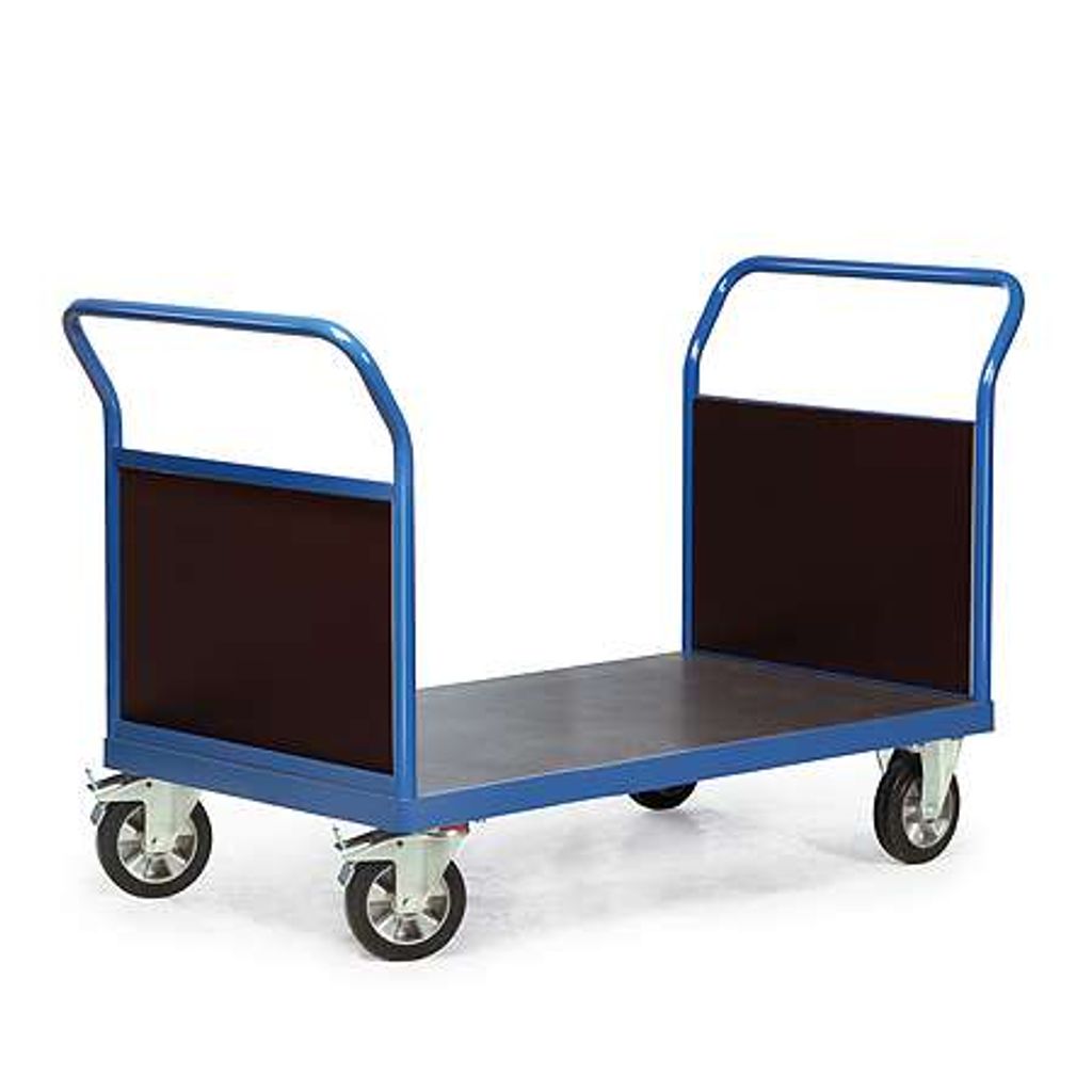 Bako Logistiksysteme Plattformwagen R1200 mit 2 Stirnwänden 1600x800mm