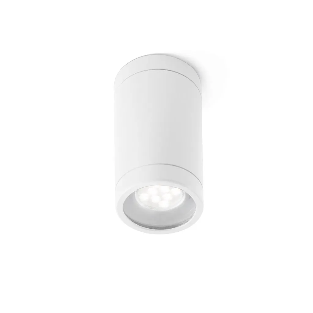 Plafoniera Esterni OLOT GU10 IP44 Bianca Faro | Offerta Miglior Prezzo