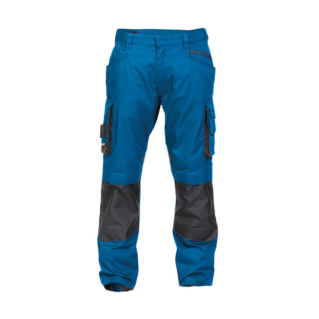 DASSY Nova Arbeitshose mit Kniepolstertaschen AZURBLAU/ANTHRAZITGRAU Gr.54 Länge: STANDARD