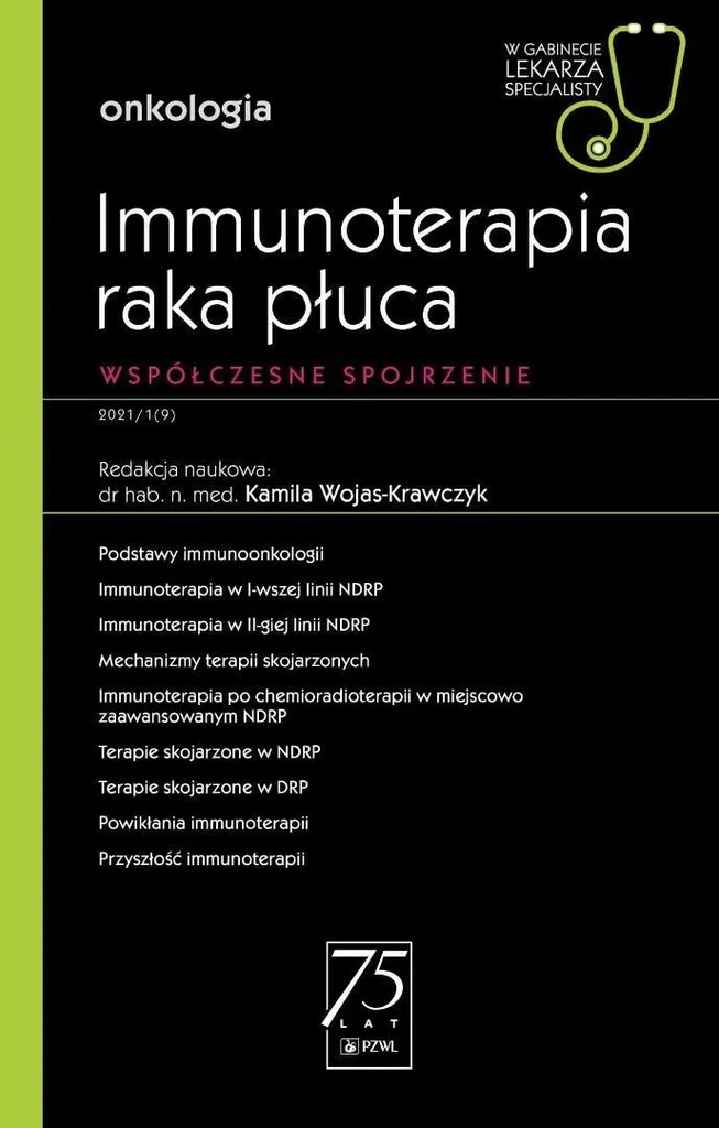 Livre immunothérapie cancer du poumon : guide expert en polonais, 320p