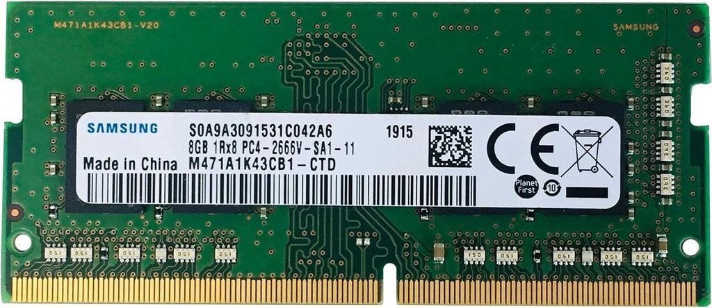 Memoria RAM Samsung de 8GB, DDR4, modelo M471A1K43CB1-CTD, Imagen del producto 