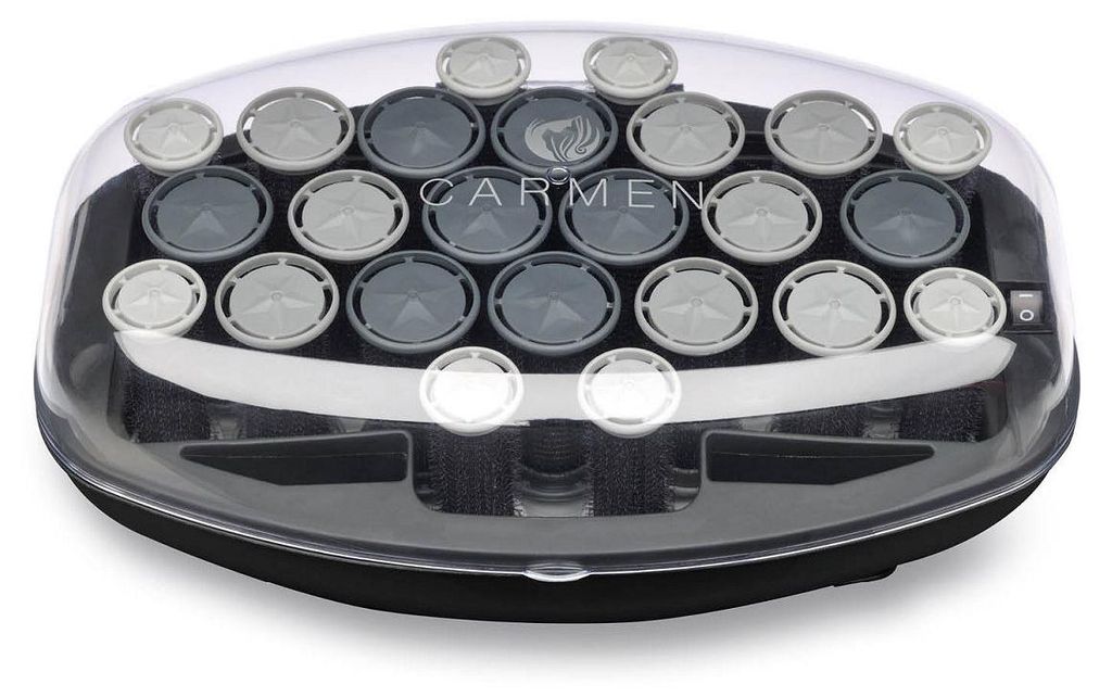 Carmen C-5040 Pro Roller Set Noir/Gris/Blanc Image du produit 