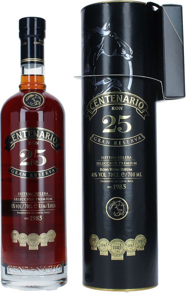 Ron Centenario 25 Gran Reserva inkl. Kartenetui - Rum