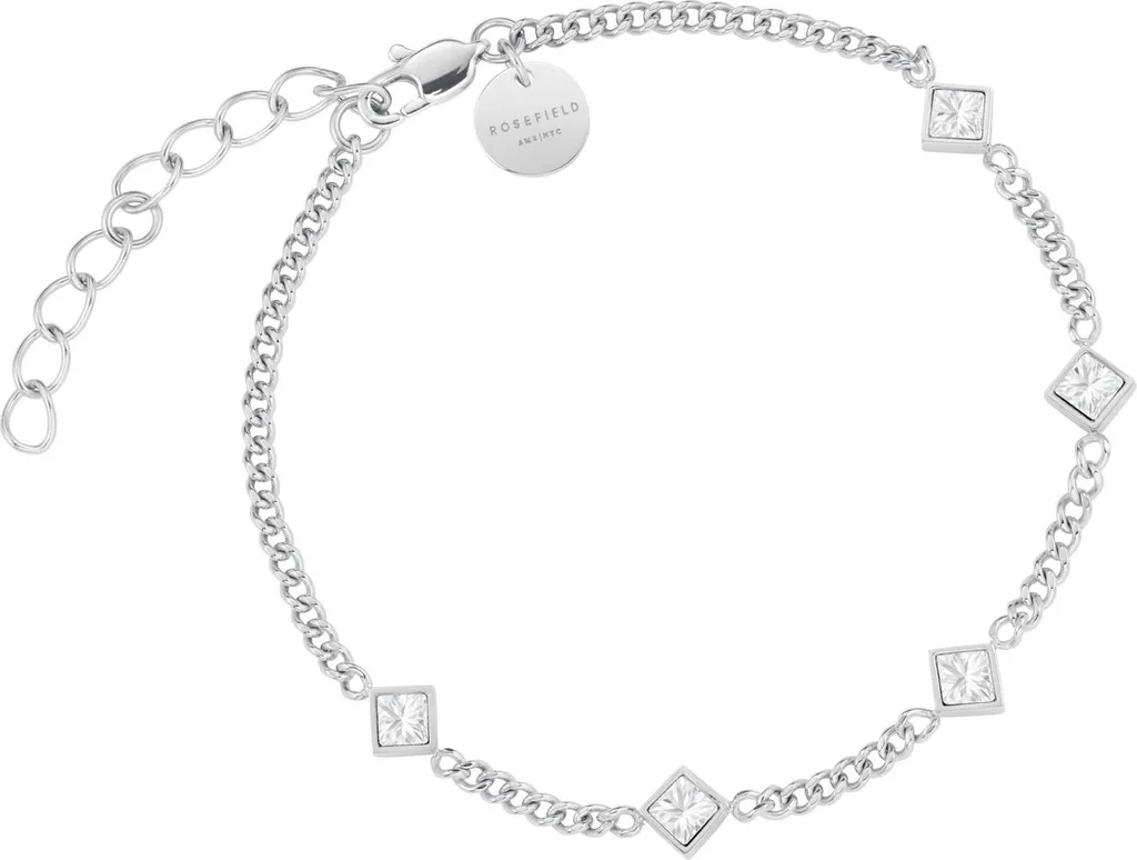 Rosefield Bracelet rhodié JBCPS-J1173 pour femme : élégance argentée