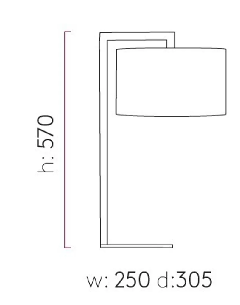 ASTRO Abat-jour Drum 250 Marron pour Douille E27 - Modèle 5016019 - 3