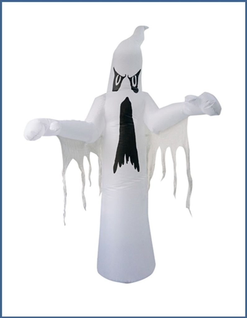 Selbstaufblasbarer Riesengeist Halloween XXL LED Produktbild 