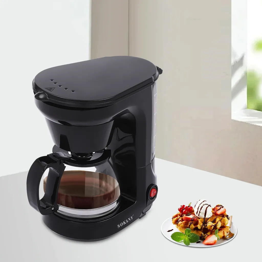 Machine à café grande capacité 220V - Modèle compact à infusion rapide