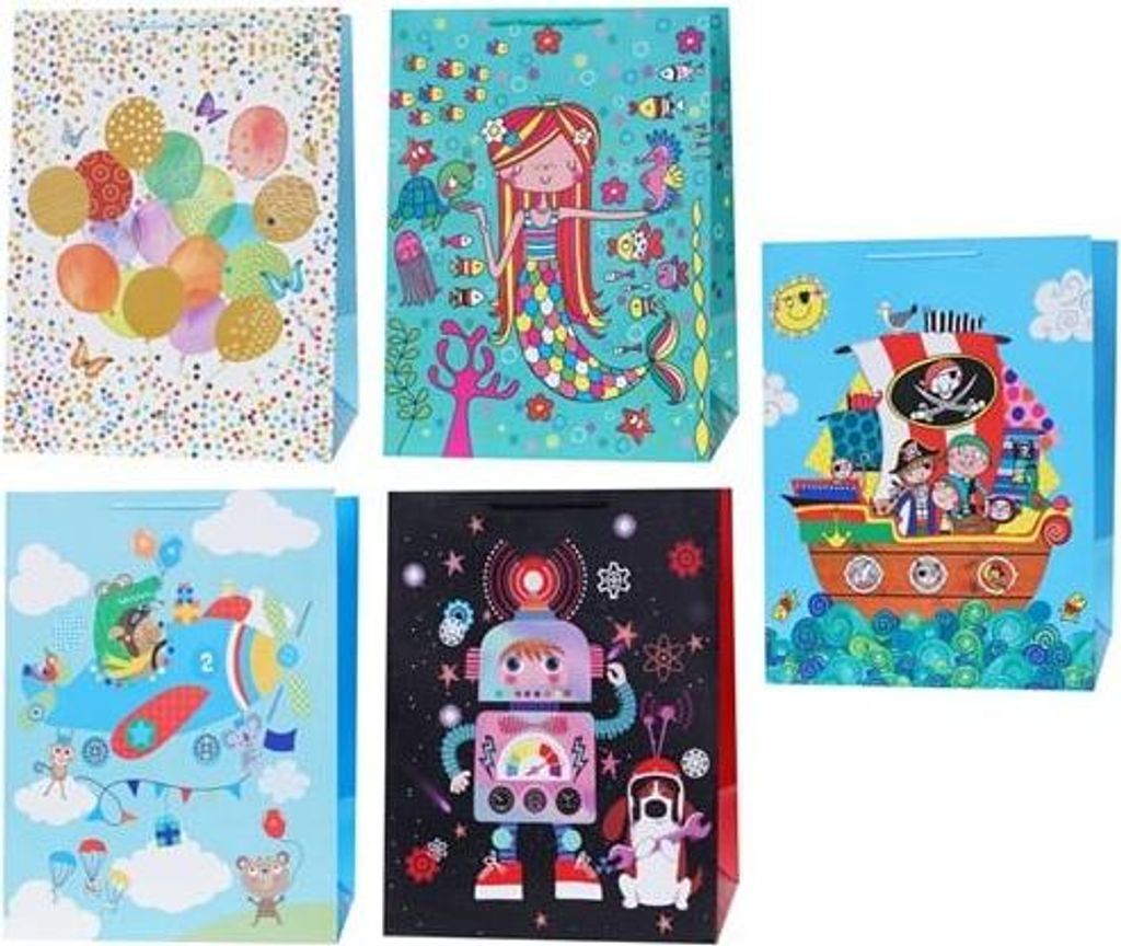 Tasche Lux 36x30x54 210g Kinder Pirat - 1 Stück