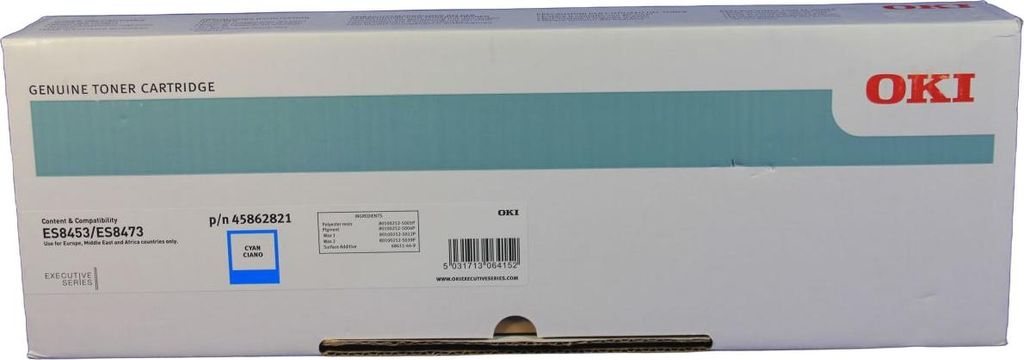 OKI 45862821 Tonerkartusche 1 Stück(e) Original Cyan Produktbild 