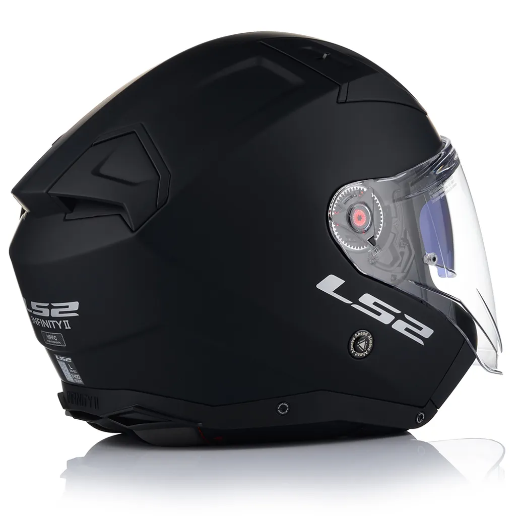 Casque LS2 OF603 Infinity II Solid Jet Noir Mat Taille L 59-60 cm - 7