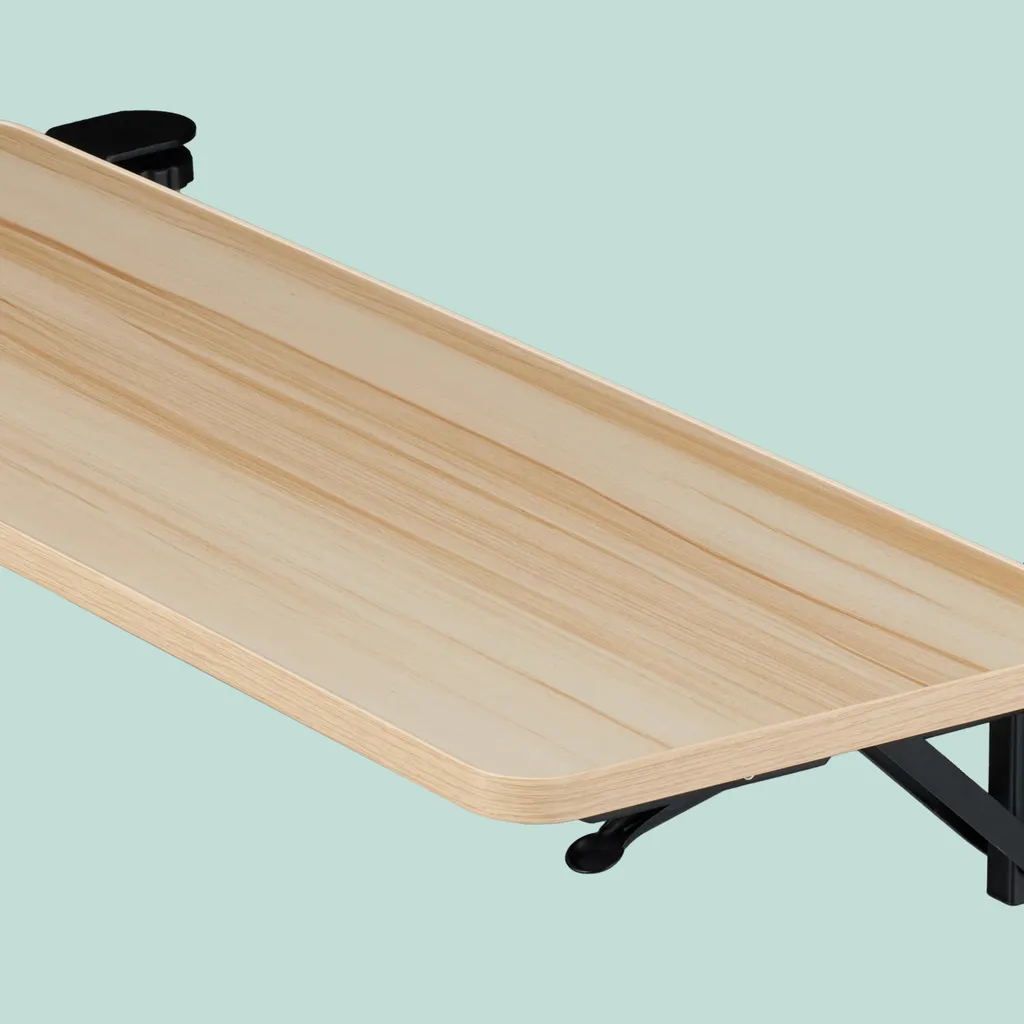 Support de Clavier Ergonomique et Rallonge de Bureau Grise Amovible - 7
