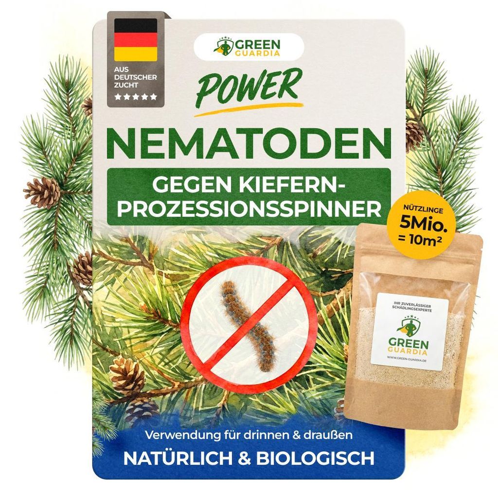 Nematoden gegen Kiefernprozessionsspinner – 5 Mio. - Produktbild 